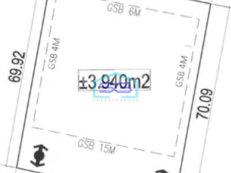 Dijual Tanah Kavling Komersial Bsd City Tangerang Luas Tanah 3940m²