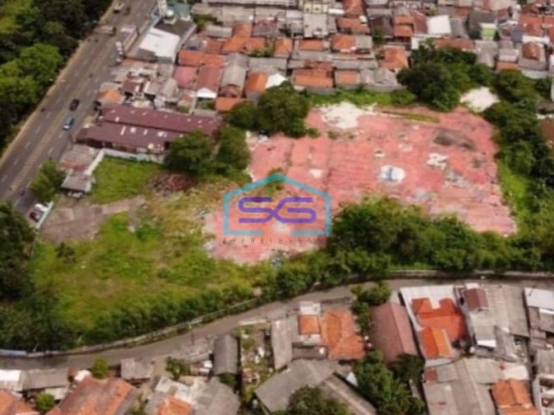 Dijual Cepat Tanah Kavling Komersil Pinggir Jalan Raya Bogor Cibinong LT 11881m²