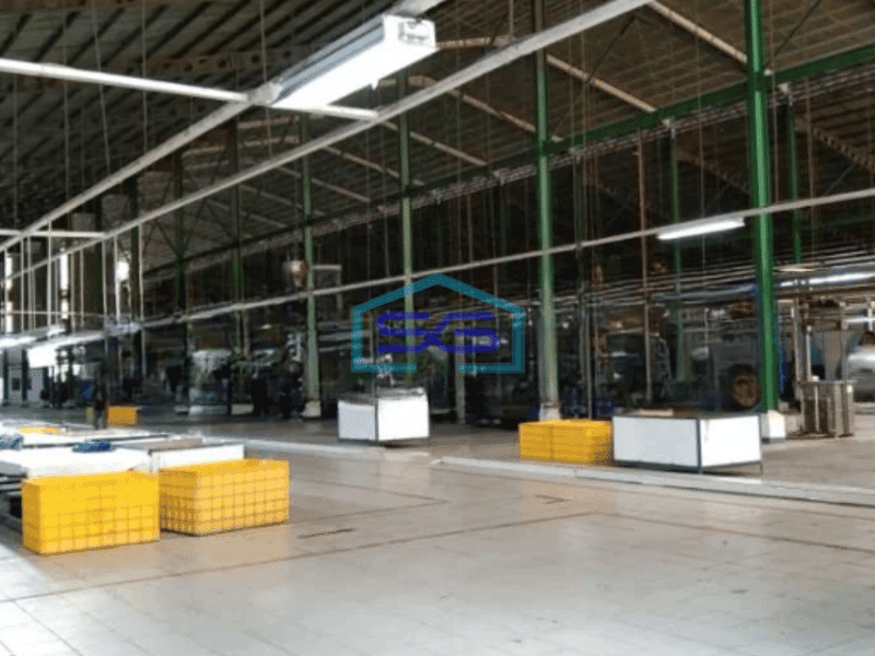 Dijual Pabrik Luas Bangunan  22000 m² Lokasi Bebas Banjir di Gunung Sindur Bogor