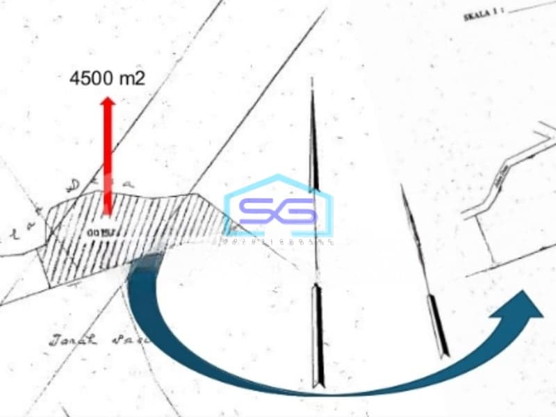 Dijual Tanah 8731m2 Di Kalasey Mandolang, Minahasa Luas Tanah (PxL)  8731 m²