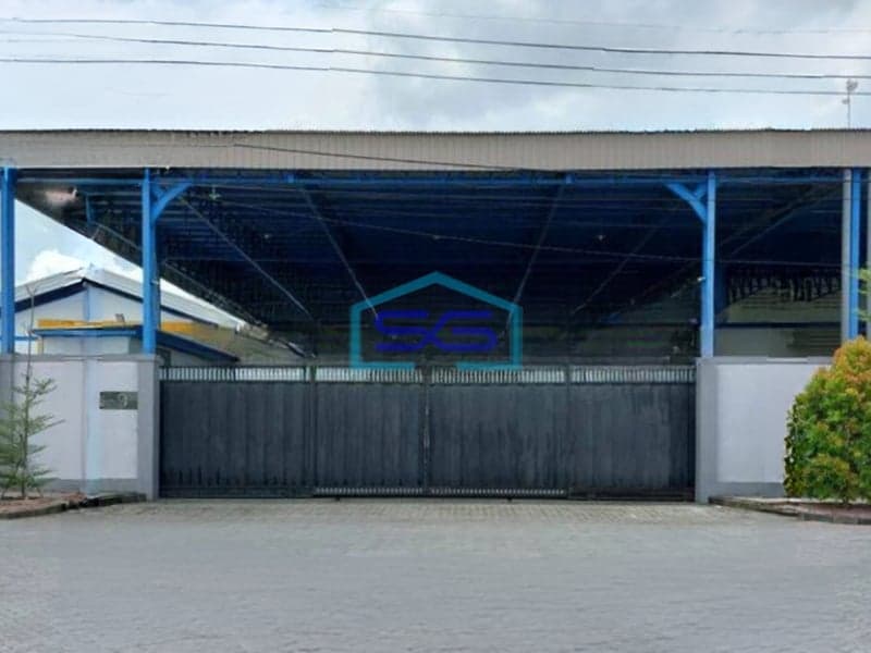 Disewakan Gudang Loading Dock di Margomulyo Permai Surabaya LT 1280m2 Baru
