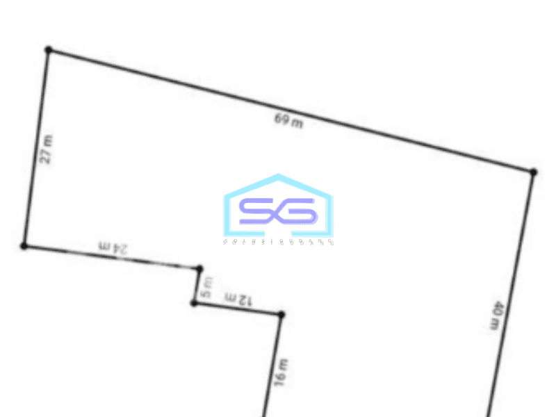 Dijual Tanah Komersial Kawasan Bisnis Mangkubumen Solo Kota Jl Prof Supomo Luas 2255m