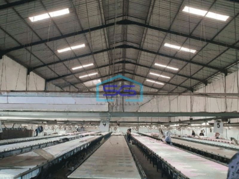 Dijual Gudang di Dadap Tangerang Akses Container 40 Feet Luas Tanah 1582 m²