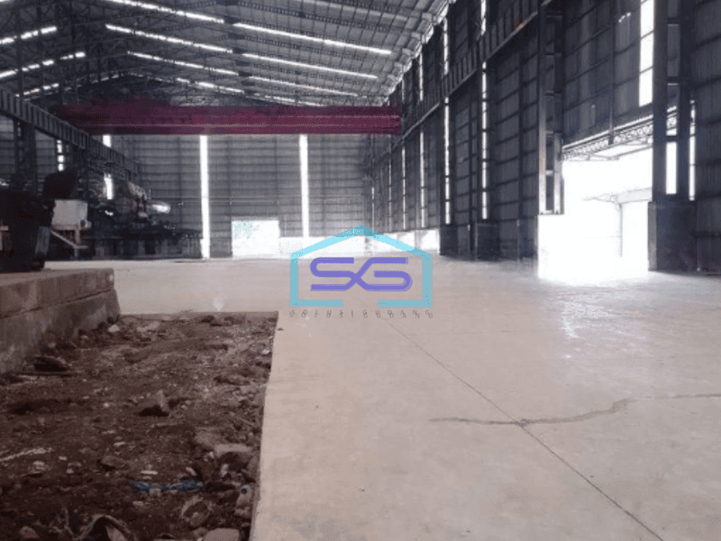 Disewakan Gudang Luas Bangunan 2000 M2 Ada Hoist Crane Di Tambun Bekasi