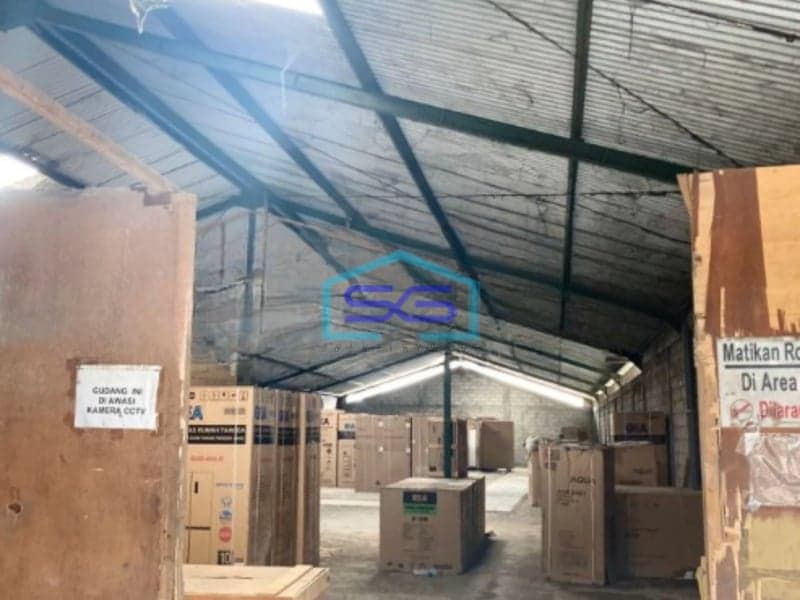 Disewakan Gudang Siap Huni Luas Bangunan  1000 m² Lokasi Denpasar Bali
