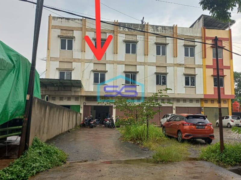 Disewakan 3 Unit Ruko Jl. Residen Abdul Rozak Patal Pusri Palembang LT 153m2