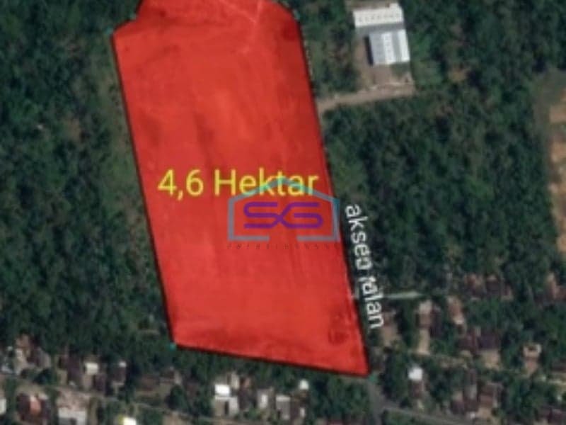 Dijual Tanah Zona Industri Lokasi Ampel Boyolali Jawa Tengah Luas 46000m2