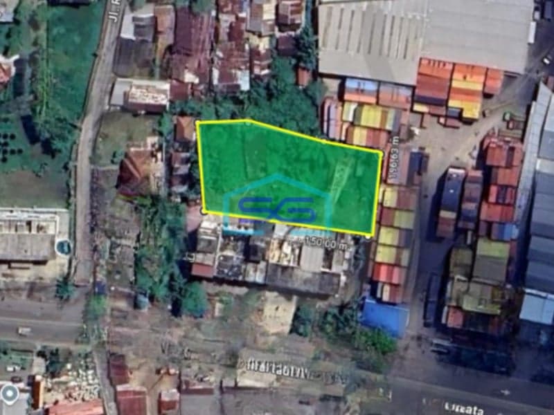 Dijual Tanah Luas 2000 m² di Jalan RE Martadinata Kota Palembang Sumatera Selatan