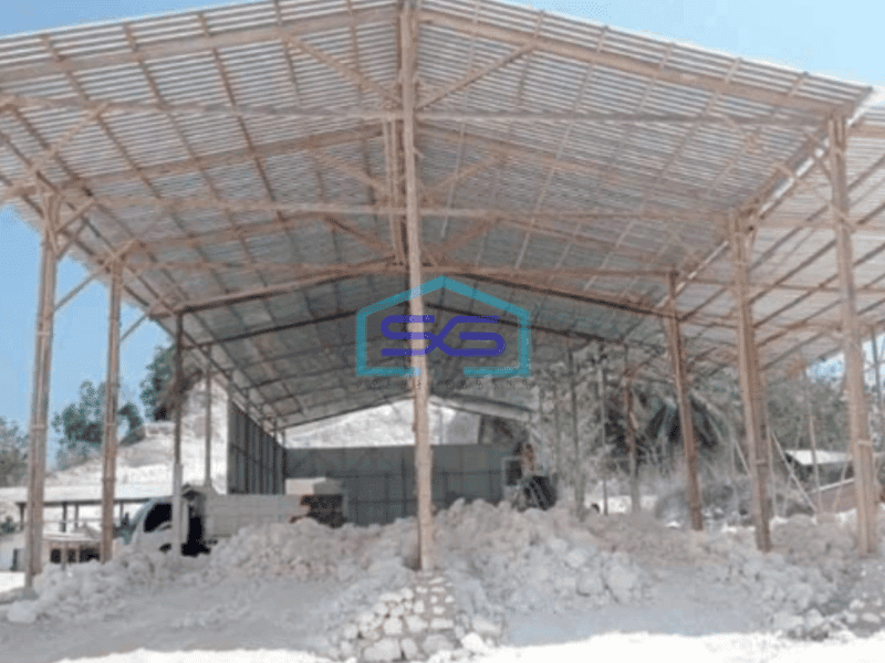 Dijual Gudang Batu kapur Gunung Kidul Jogjakarta luas 25000 m