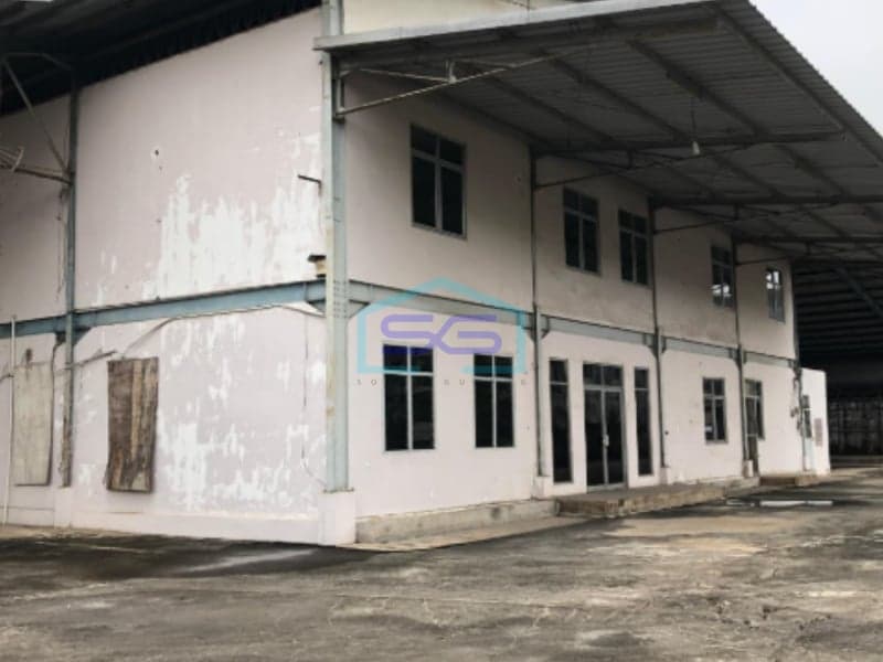 Dijual Gudang Besar Jalan Lintas Sumatera Palembang Luas Tanah 10214m2