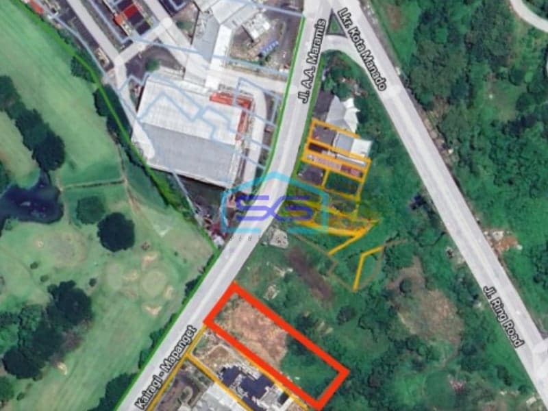 Dijual Tanah1,1h Depan Transmart Di Mapanget, Manado Luas Tanah (PxL)  11000 m²