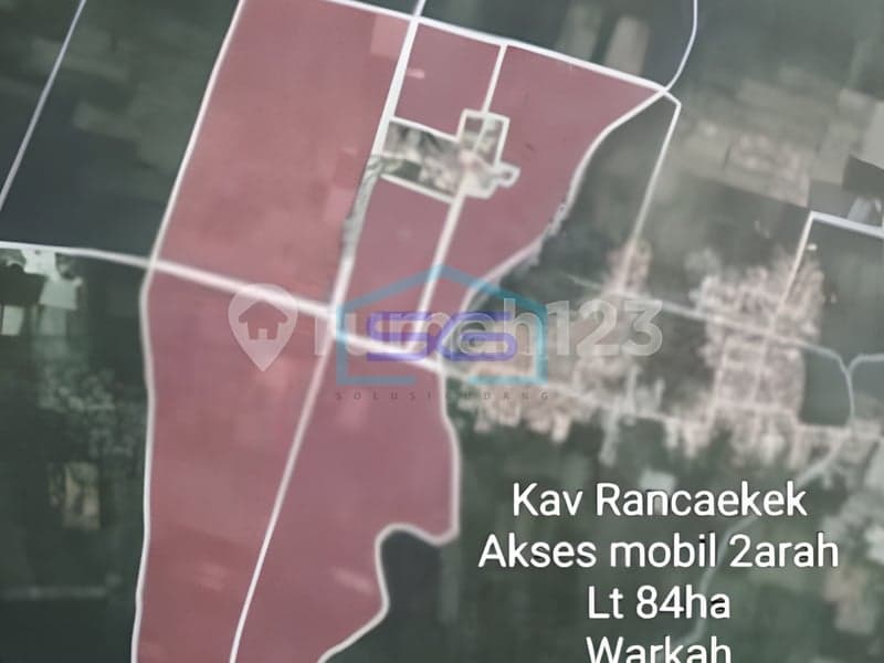 Dijual Tanah Kavling Rancaekek Bandung Luas Tanah 84 Ha