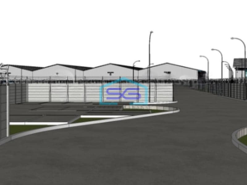 Disewakan Gudang Bagus Siap Huni Luas Bangunan 7200m2 di Sepatan Tangerang