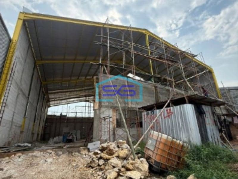 Disewakan Gudang Murah Bangunan Baru di Cipondoh Tangerang Luas Bangunan 800m2