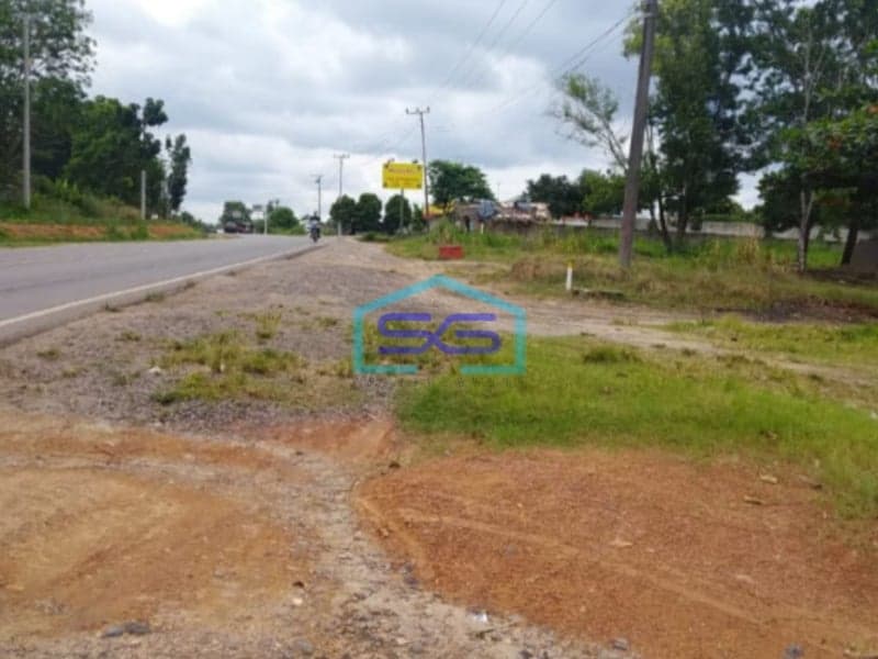 Dijual Tanah Jalan Lintas Palembang Indralaya Strategis Luas 4680m2 Sumatera Selatan