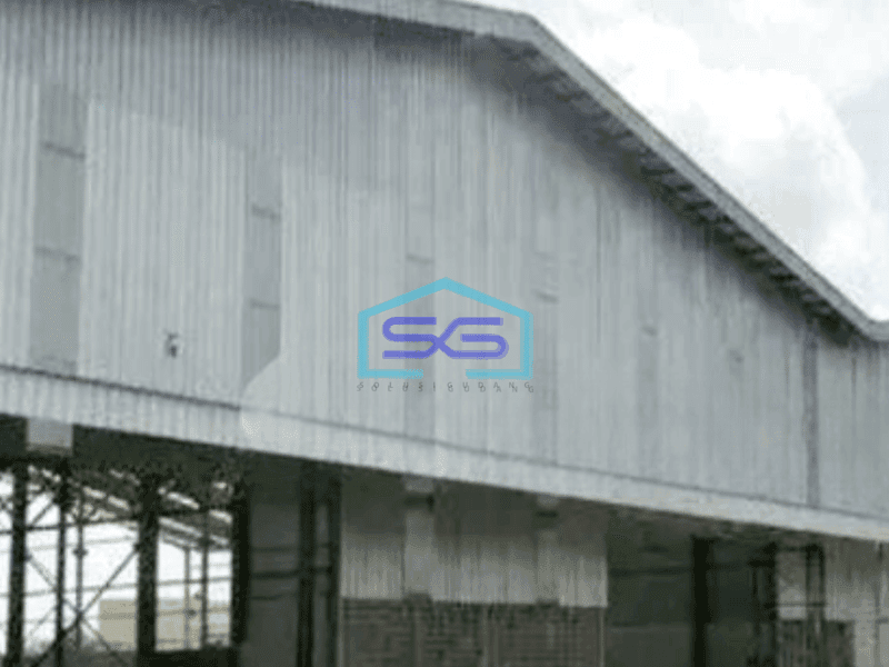 Disewakan Gudang Luas Bangunan  3360 m² Akses Container 40 Feet Lokasi Sepatan Tangerang