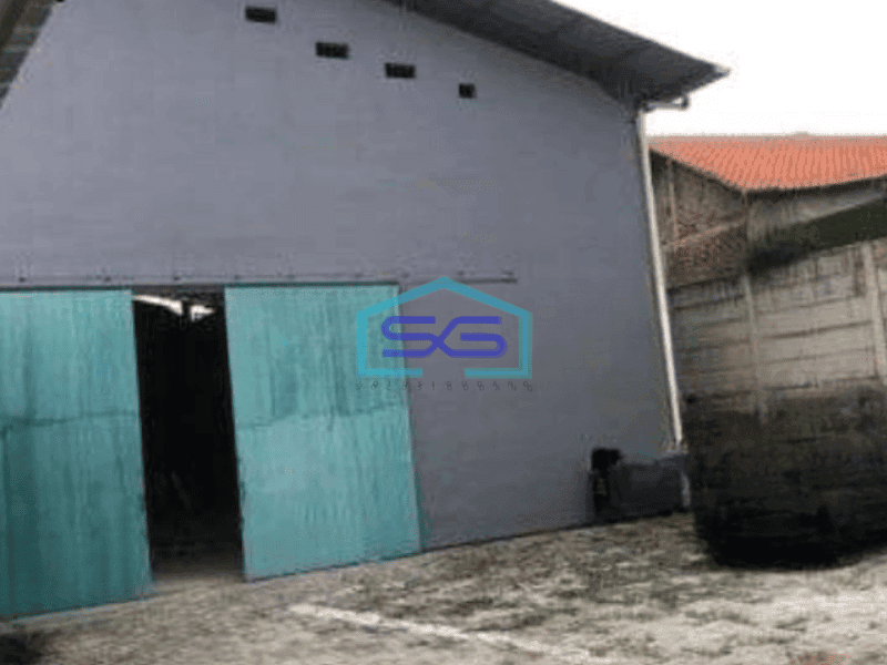 Dijual Gudang Luas Bangunan 450 m² Lokasi Strategis di Pasar Kemis Tangerang