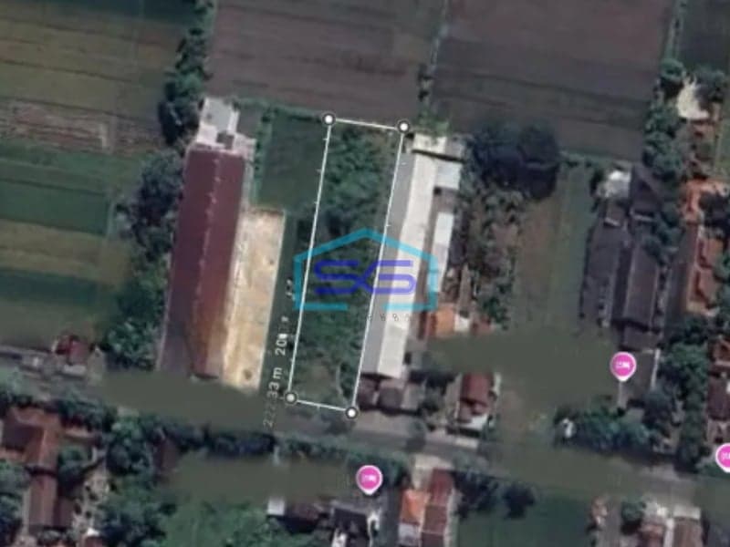 Dijual Tanah Pekarangan Di Timbulharjo Sewon Bantul Jogja Luas Tanah 1973m2