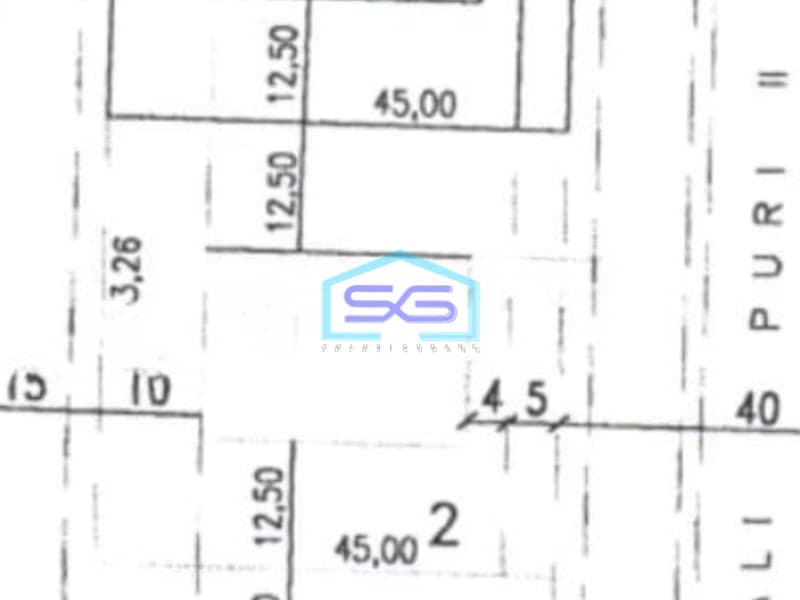 Disewakan Tanah Lokasi Bebas Banjir Luas  4373 m² di Puri Indah Jakarta Barat