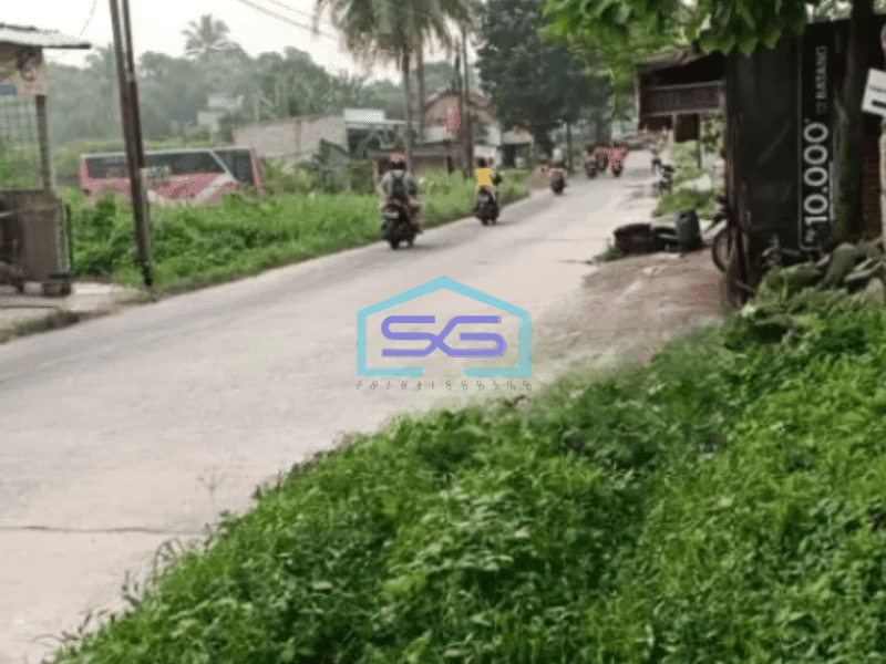 Dijual Tanah Pinggir Jalan Tigaraksa Tangerang Cocok Untuk Gudang, Tempat Usaha