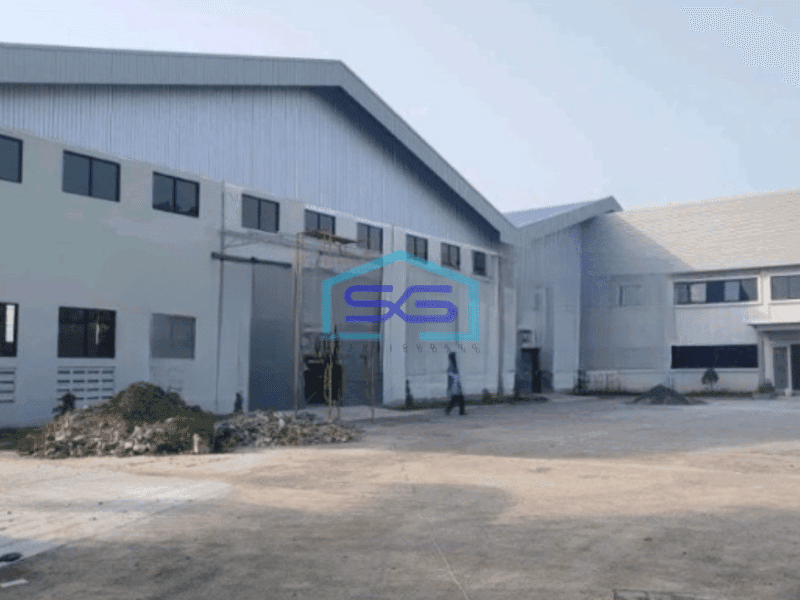 Dijual Gudang Akses Container 40 Feet di Tangerang Luas Bangunan 2924 m²