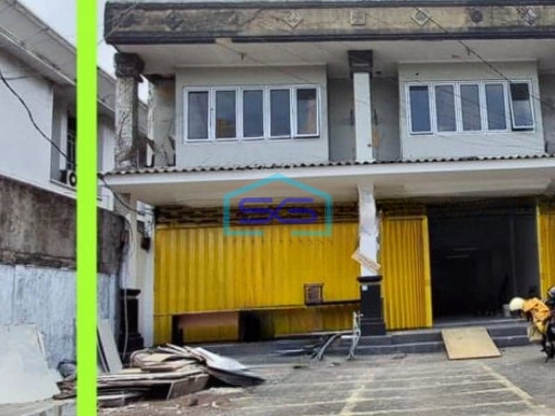 Disewakan Ruko Gandeng 3 Lantai Parkiran Luas di Gatsu Barat Denpasar Bali LB 550m2