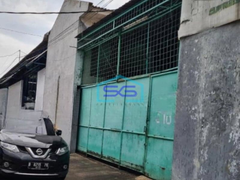 Dijual Gudang Luas Tanah  532 m² Lokasi Bebas Banjir di Jurumudi Tangerang