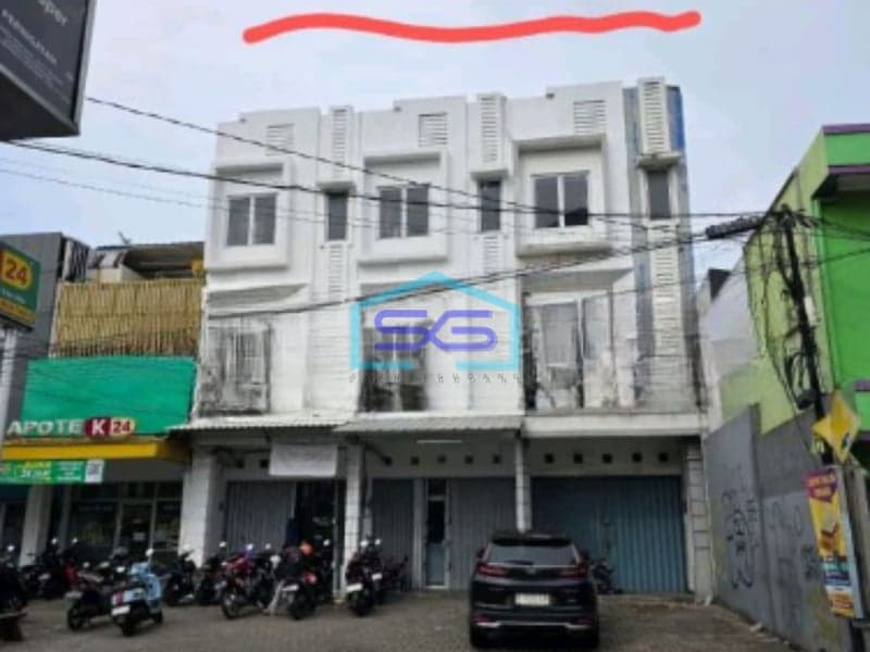 Di Sewakan Ruko Daerah Komersil Pondok Ranji Tangerang Selatan Luas Bangunan  180 m²