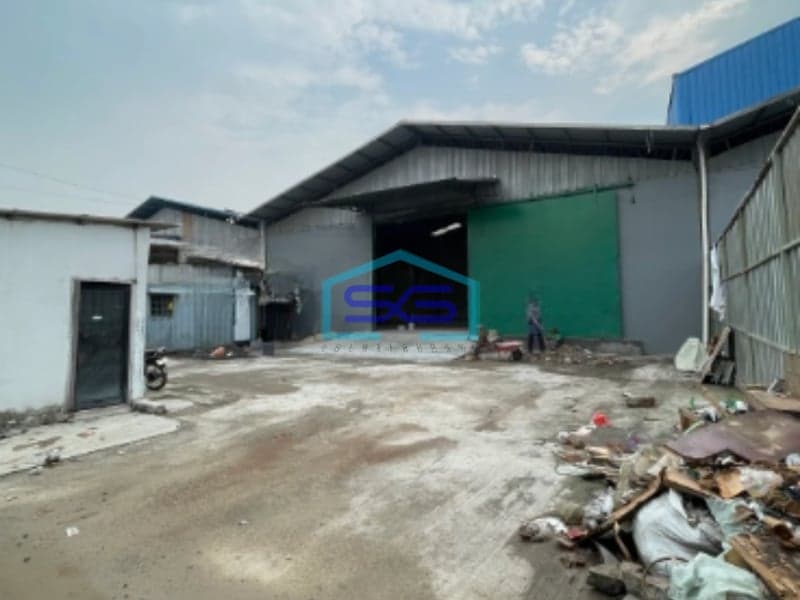 Disewakan Gudang Kavling Dpr Cipondoh Tangerang Luas Bangunan 500m2