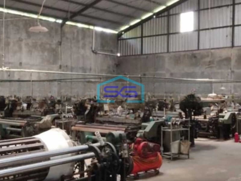 Dijual Pabrik Weaving Lokasi Majalaya Bandung Luas Bangunan  1200 m²