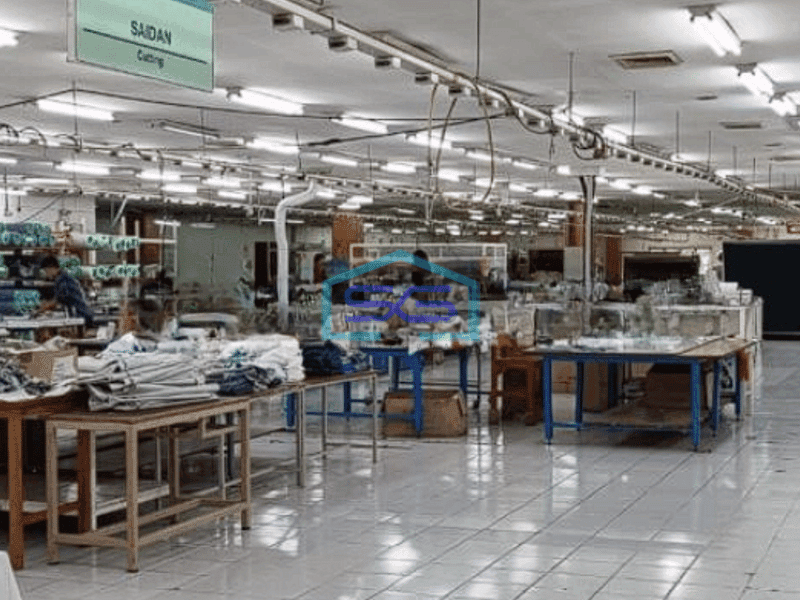 Dijual Pabrik Bagus Tangerang Jatake Izin Industri LT 16000m2