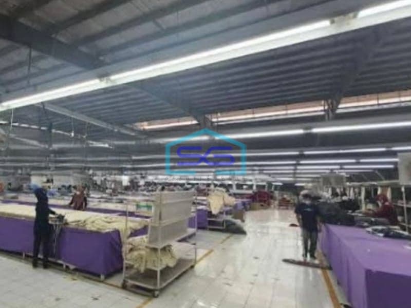 Dijual Pabrik Akses Container 40 Feet Luas Bangunan  15505 m²  di Purwakarta Jawa Barat