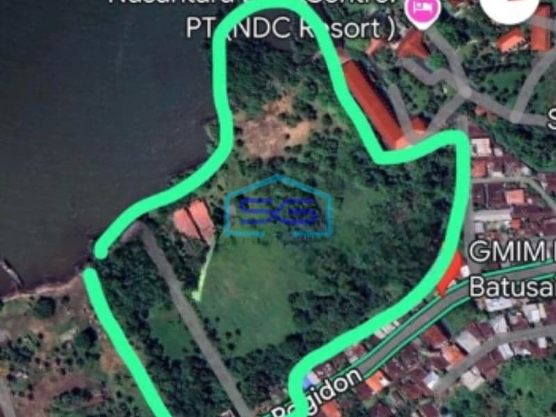 Dijual Tanah Di Samping Hotel Ndc Molas Di Tuminting, Manado Luas Tanah (PxL)  50000 m²
