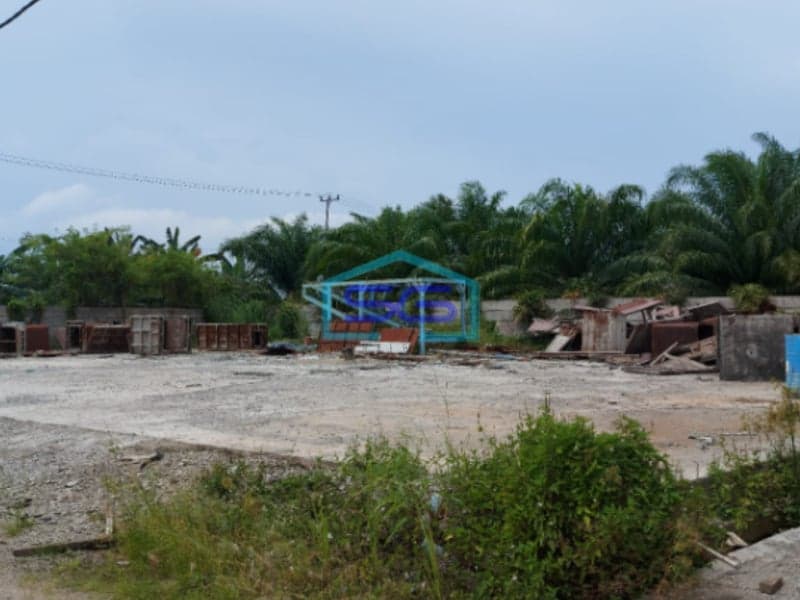 Disewakan 3 Lahan Kosong siap Pakai di Komplek Pergudangan Jl Bumi Mas Km 12 Palembang