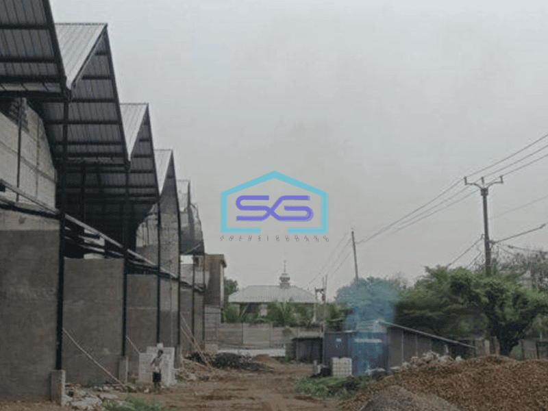 Dijual Gudang Baru 1 Km Tol Pagedangan BSD Tangerang