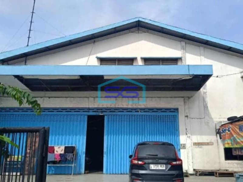 Disewakan Gudang Siap Pakai Langsung Menghadap Jalan Raya Kalimas Barat Surabaya Luas 800m2