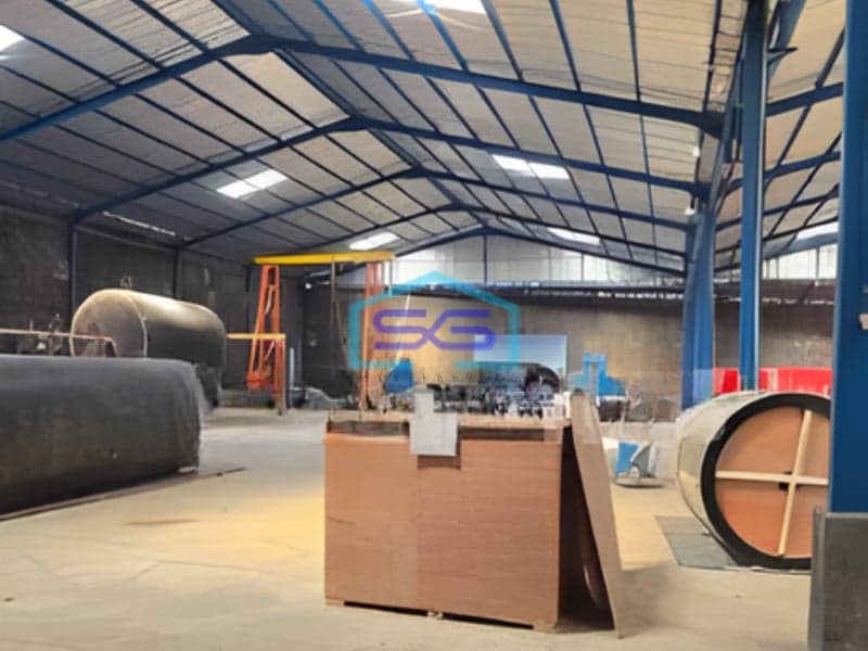 Dijual Gudang Exs Pabrik Cat Lokasi Kawasan Industry Keroncong Jatiuwung Tangerang LT 1615m2