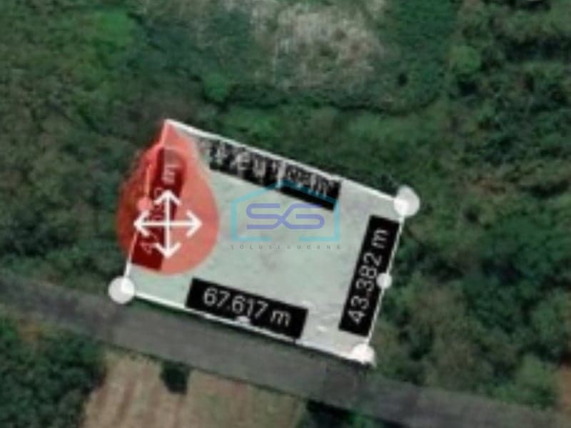 Cheap Industrial Zone Land for Sale in Jumantono Karanganyar Central Java 3000sqm