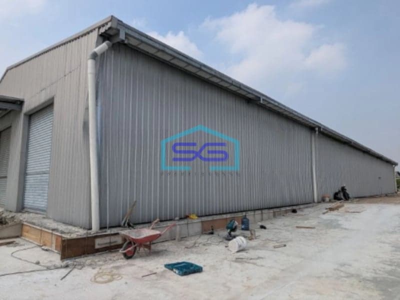 Disewakan Gudang Rapih Siap Pakai Telesonic Jatake Tangerang Luas Bangunan  970 m²