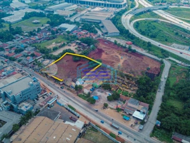 Dijual Tanah Dipinggir Jalan Raya Lokasi Bagus di Narogong Bekasi Luas Tanah (PxL)  5200 m²