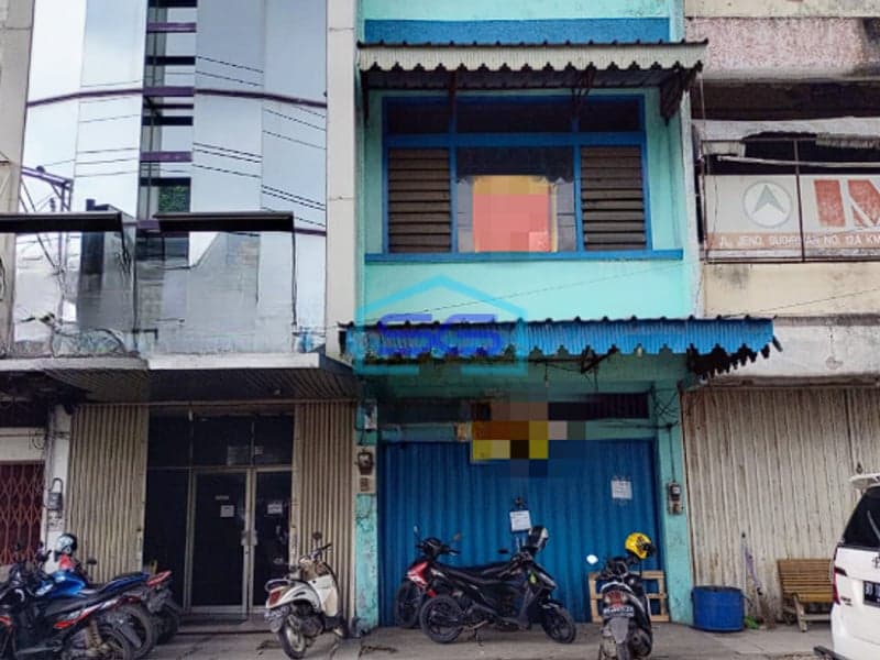Dijual Ruko 2,5 Lantai di Jalan Jendral Sudirman Palembang LB 132m2