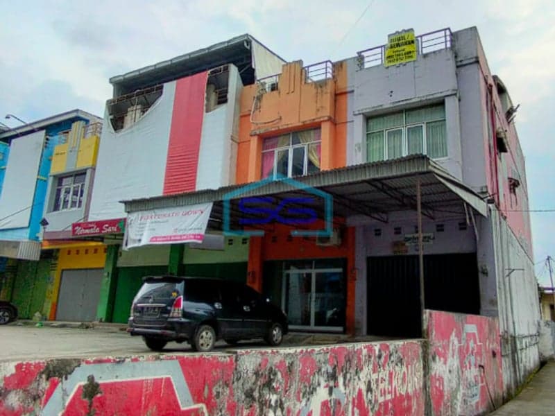 Disewakan 1 Unit Ruko Jalan Kol H Burlian Sebelah Gramedia Km 7 Palembang LB 180m2