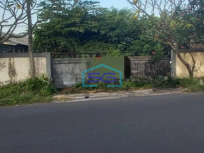 Dijual Tanah Sudah Pagar di Jalan Utama Denpasar Bali Bebas Banjir Cocok SHM