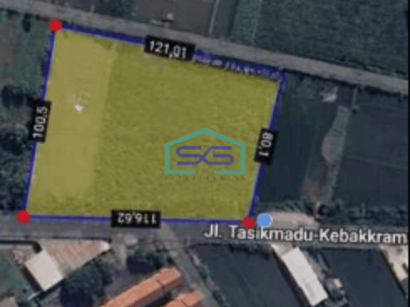 Dijual Gudang Jaten Karanganyar Luas Tanah 10000m2