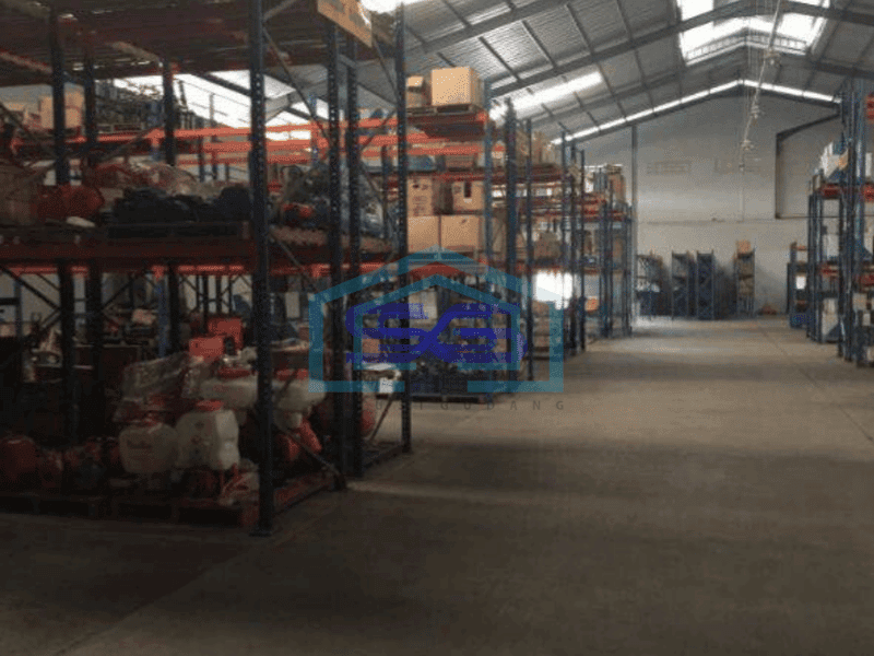 Disewakan Gudang Bitung Curug Siap Pakai ada racking