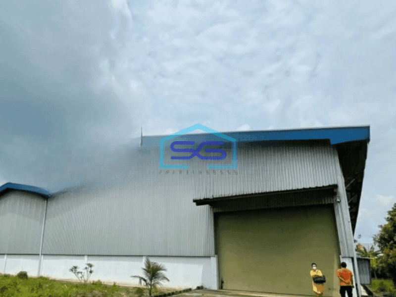 Disewakan Gudang Ada Kantor Luas Bangunan 2600 m2 Lokasi Cikupa Tangerang