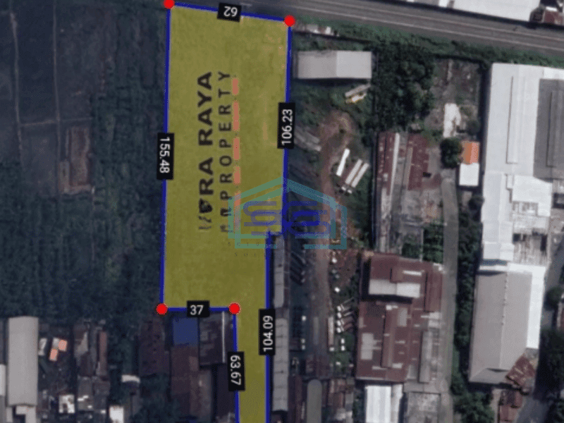 Dijual Tanah Dekat Margomulyo Di Raya Bibis Tandes Surabaya Luas Tanah 9900 m²