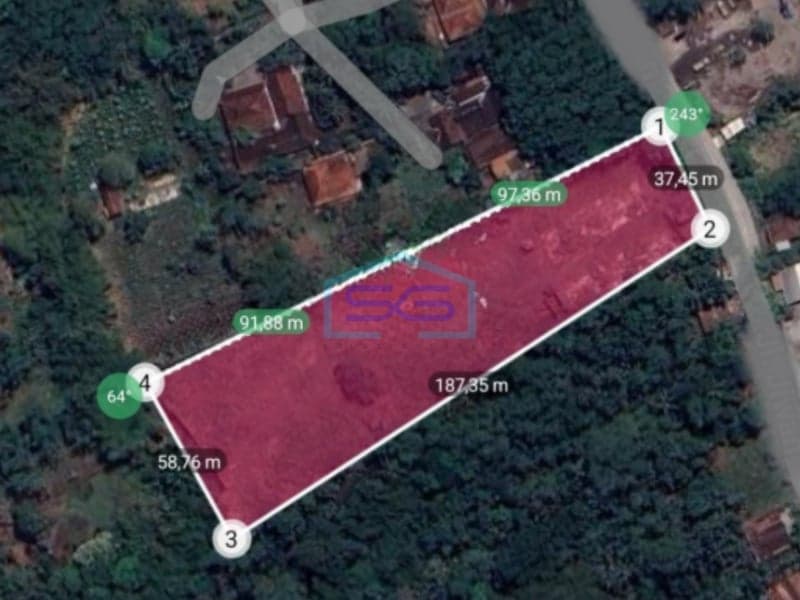 Dijual Tanah Pekarangan Area Kanoman Karangnongko Klaten, Jawa Tengah LT 9087m2
