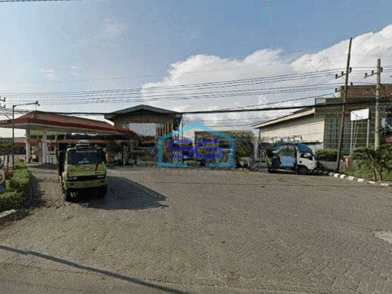 Disewakan Tanah Depo Kontainer Super Strategis Raya Tambak Osowilangun, Surabaya LT 17700m2