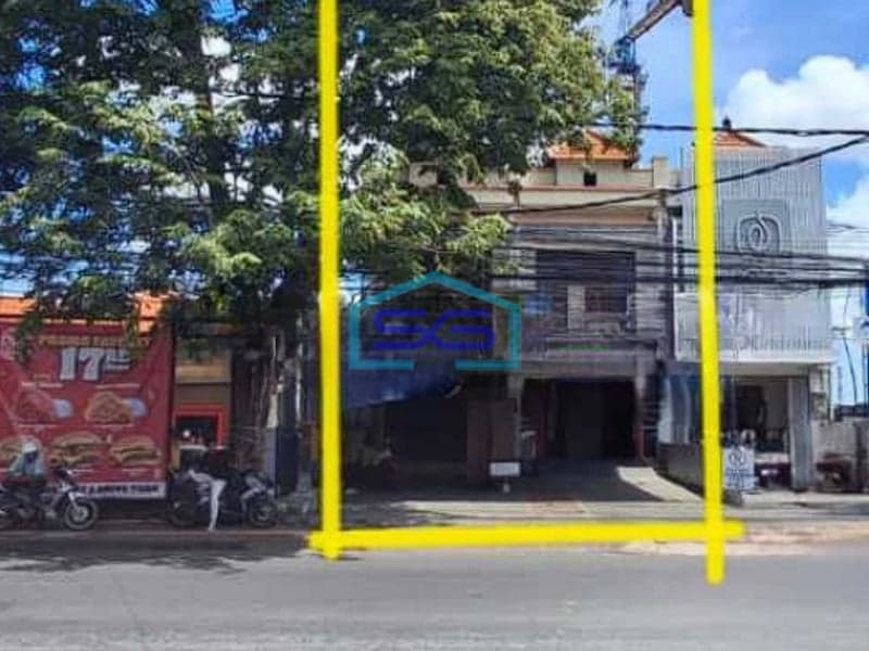 Disewakan Ruko Gandeng Parkir Luas Jalan Utama Densel Bali Denpasar LB 304m2